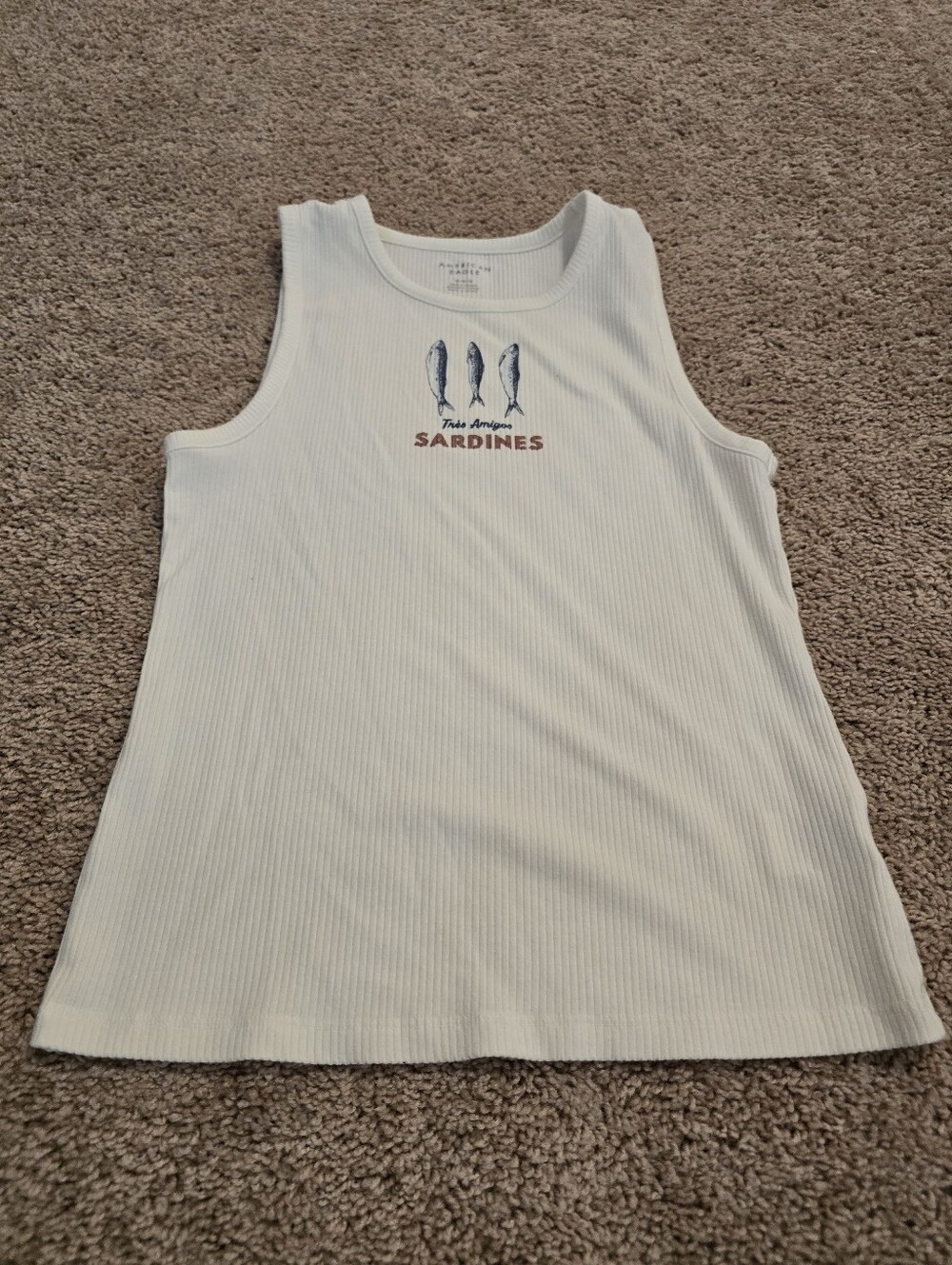 American Eagle Sardines Tank Top Medium